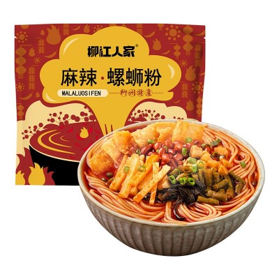 柳江人家麻辣螺蛳粉批发330g*1袋广西柳州特产螺蛳粉一件代发图4