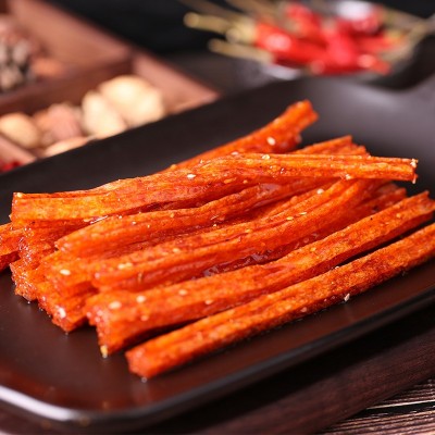 网红辣条大辣片110g零食休闲小辣条超市地摊货怀旧食品组合批发价图2