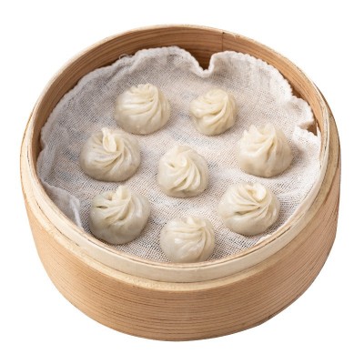 里晓笼|福鼎珍珠小笼包网红拇指生煎一口迷你包子半成品速食早餐图5