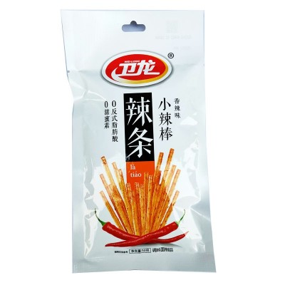 包邮卫龙辣条批发大小面筋小辣棒软豆皮香辣魔芋爽50g加量亲嘴烧图4