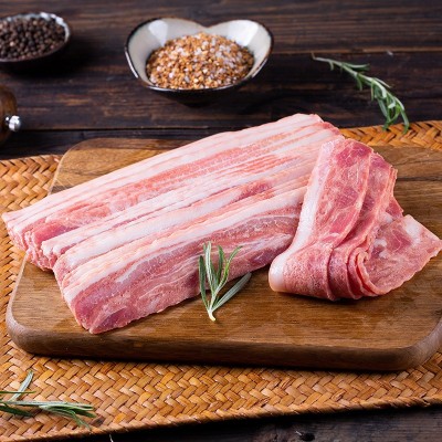 厚切五花培根肉片三明治手抓饼面包专用非低脂美式午餐肉烟熏培根图2