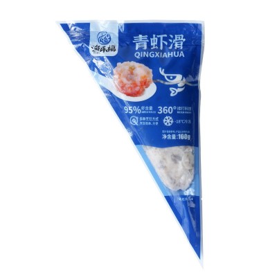 商用青虾滑100g火锅店冒菜用手打虾滑挤袋火锅丸子混装速冻虾滑图5