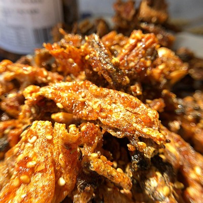 工厂批发大包散装香酥鱼皮甜辣鱼类蜜汁鳕鱼皮香脆海味零食小吃图3
