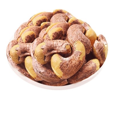 代发大带皮紫衣腰果仁500g干果坚果孕妇休闲零食虎皮腰果图5