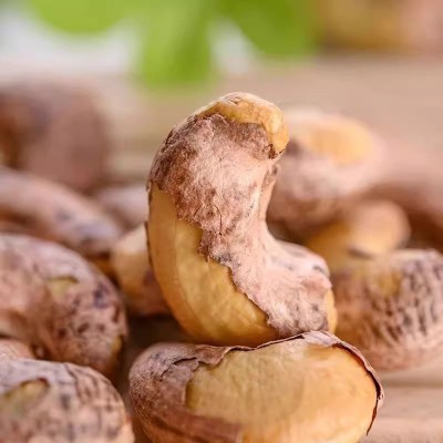 代发大带皮紫衣腰果仁500g干果坚果孕妇休闲零食虎皮腰果图4