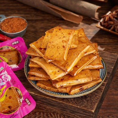 清真零食散装批发兄弟伙香辣味豆干解馋小零食网红小吃大豆干图3