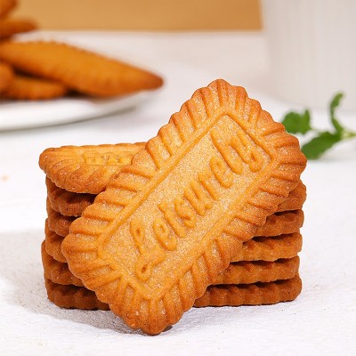 比利时风味焦糖饼干下午茶咖啡伴侣休闲饼干零食代餐饼干代加工