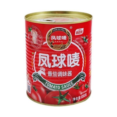 凤球唛番茄调味酱850g12罐易拉装膏糖醋排骨罗宋汤披萨饼凉拌蘸酱