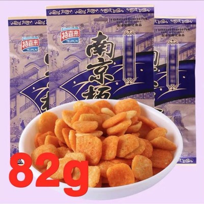 特嘉来82克南京板鸭味含油型膨化食品1袋10包好吃嘎嘣脆