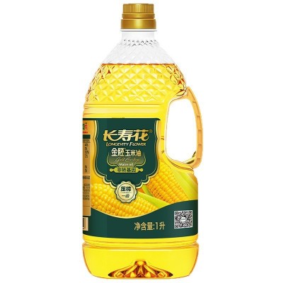 长寿花金胚玉米油1L食用油非转基因烘焙专用蛋糕植物油物理压榨